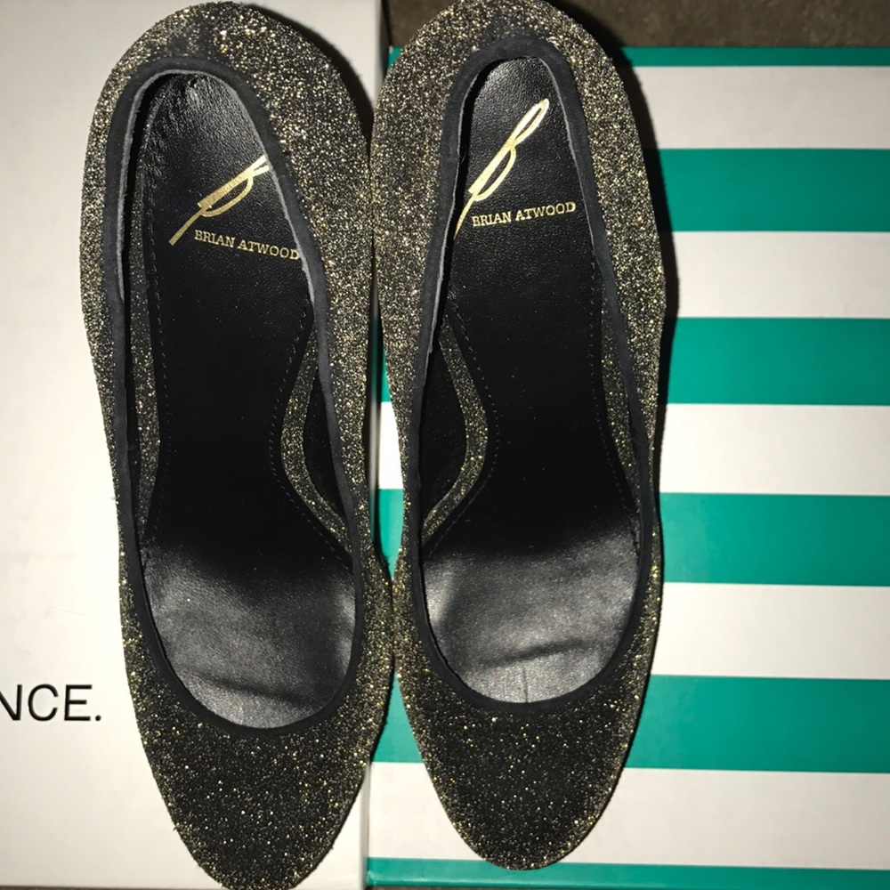 Brian Atwood sparkle heels